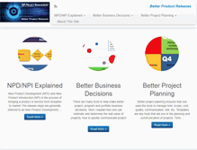 Tablet Screenshot of npiprojectmanagement.com